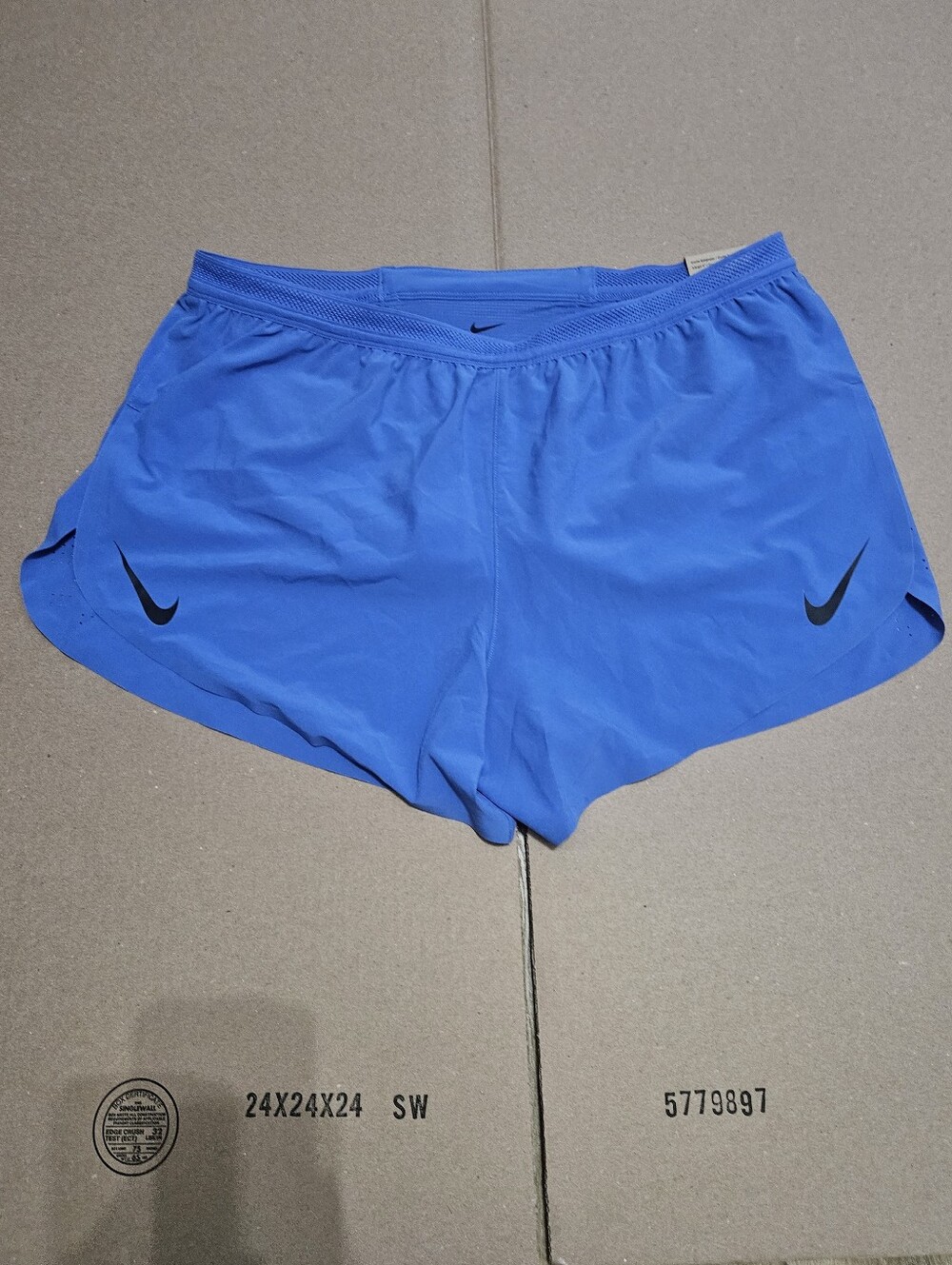 Nike Aeroswift 4 in Blue Running Shorts